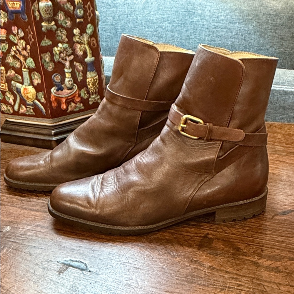 Roberto Vianni Beige Heeled Boots